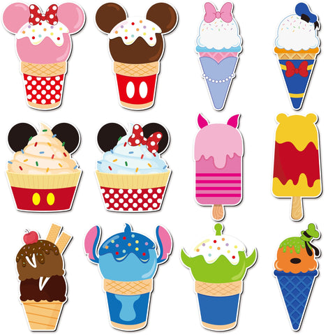 BOpusail imán de puerta con ratón helado para decorar la nevera y puertas