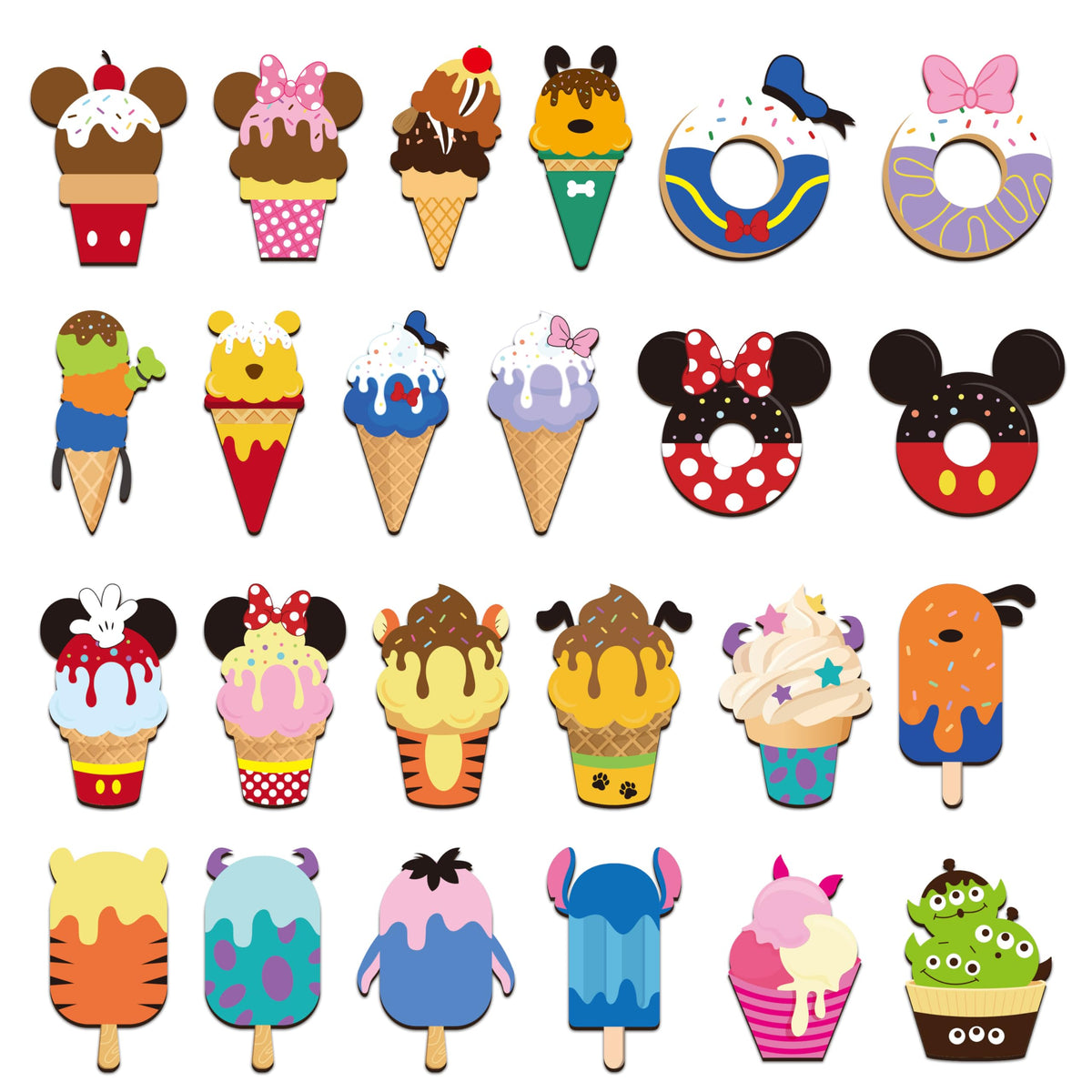 BOpusail imanes ratón helado conjunto para puerta, ideal para decoración festiva.