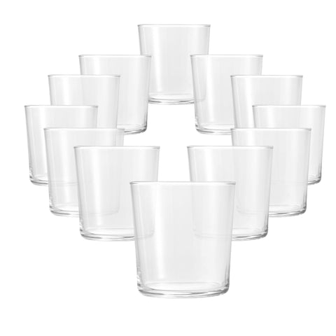 Conjunto de 12 vasos Bodega de Bormioli Rocco, ideal para comidas diarias.