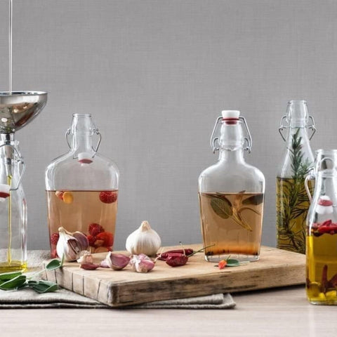 Ideal para infusiones de hierbas y aceites aromatizados caseros.