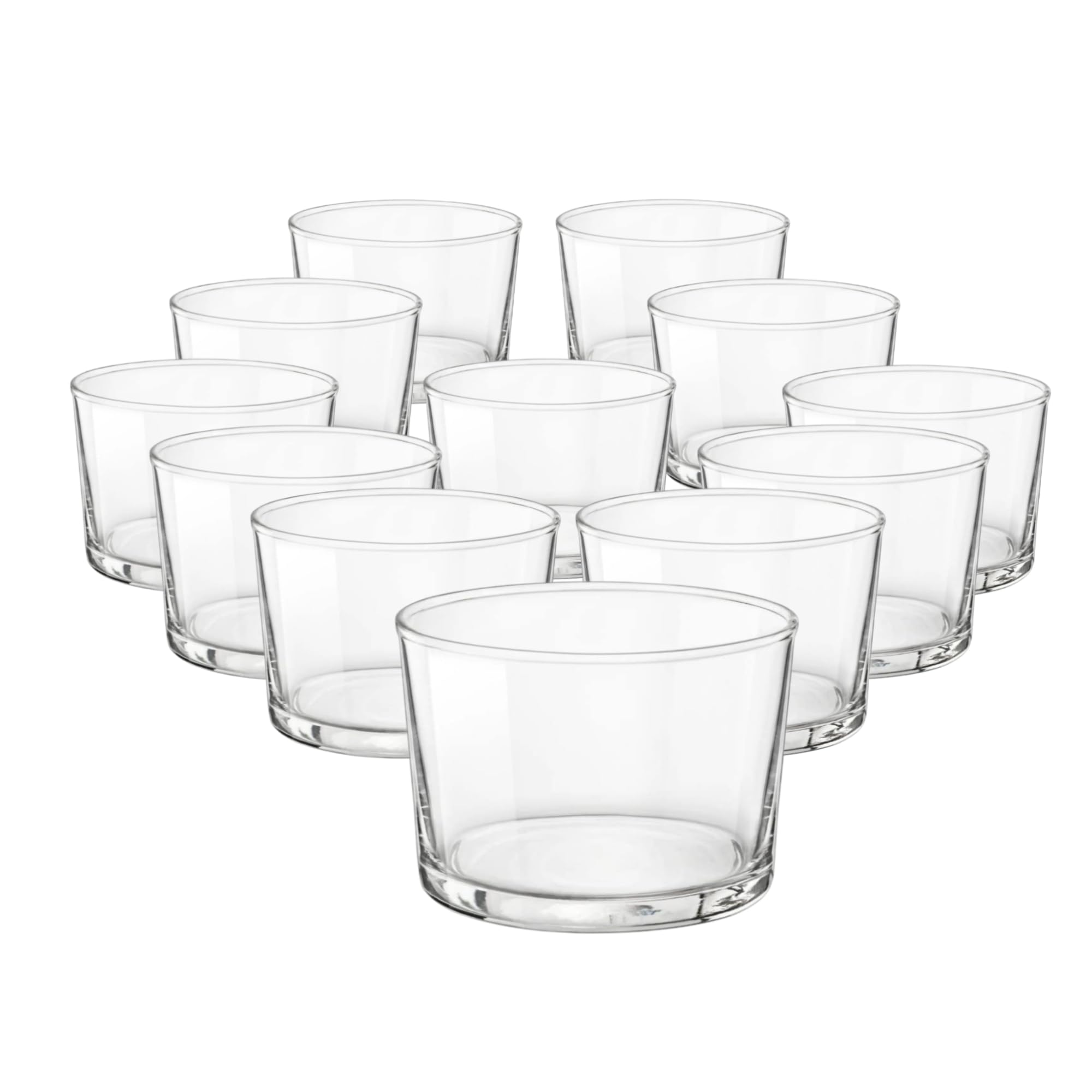 Vaso mini Bormioli Rocco Essential Decor para agua, elegante y apto para uso diario.