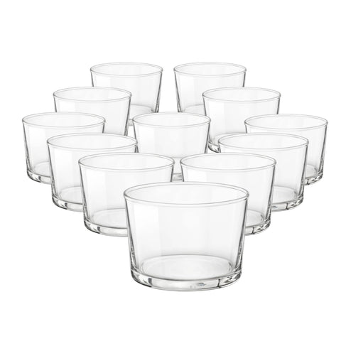 Vaso mini Bormioli Rocco Essential Decor para agua, elegante y apto para uso diario.