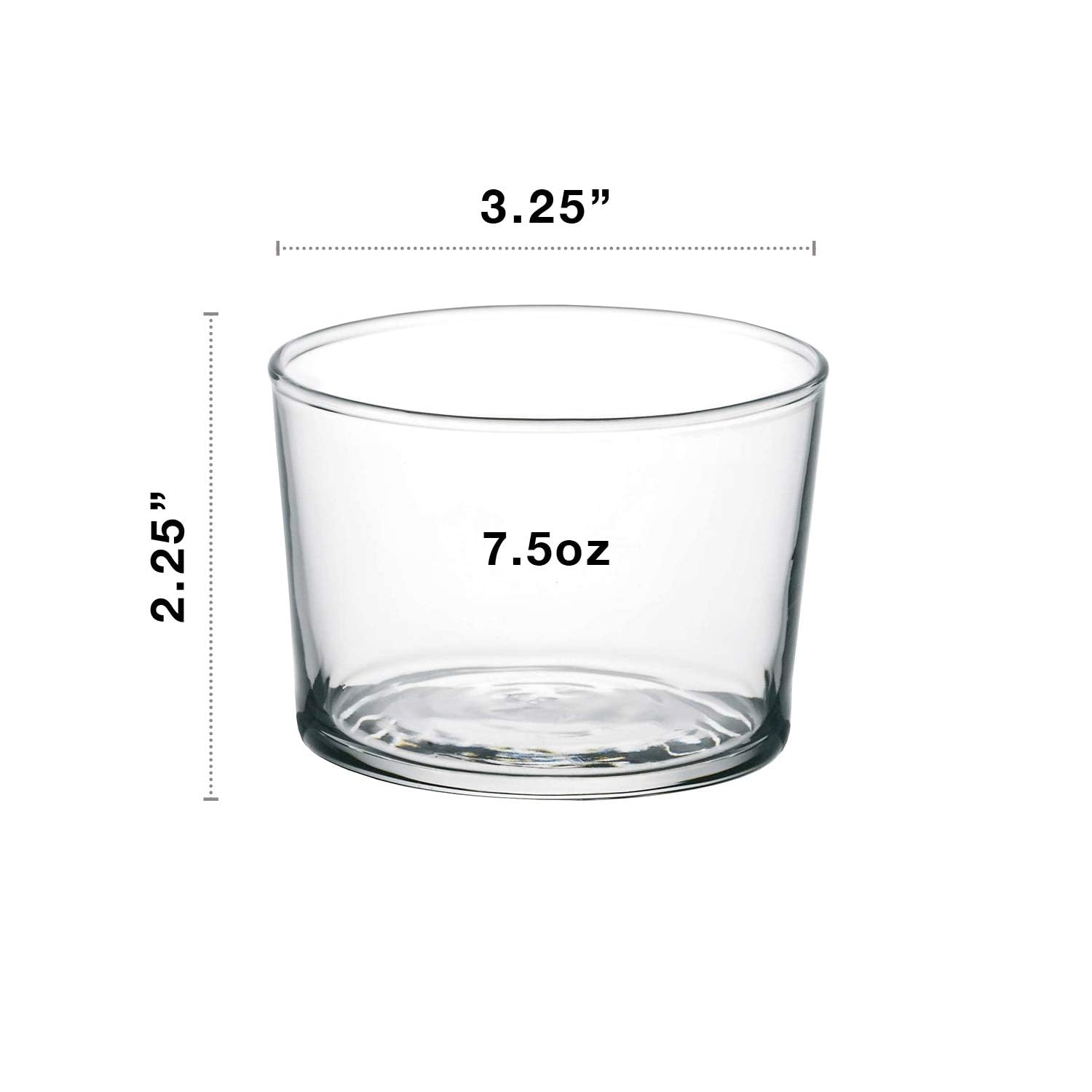 Vaso mini Bormioli Rocco Essential Decor para jugos, diseño sofisticado para la mesa.