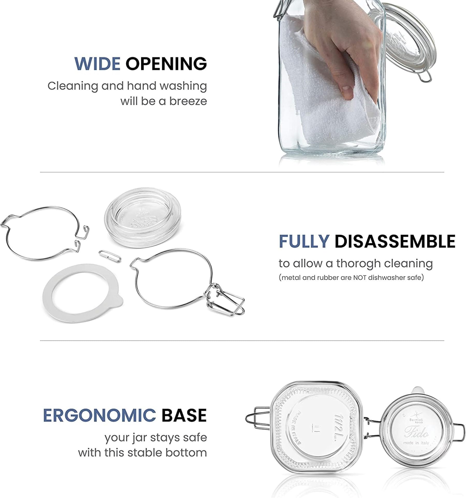 Estilo vintage italiano para exponer alimentos de forma ordenada