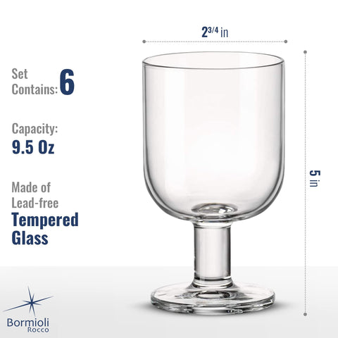 Vaso de vino Bormioli Rocco Hosteria, claridad del cristal para servir con elegancia.