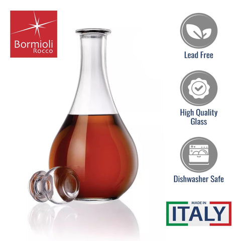 Bormioli Rocco Loto decantador cristal claro: visualiza el interior con facilidad.