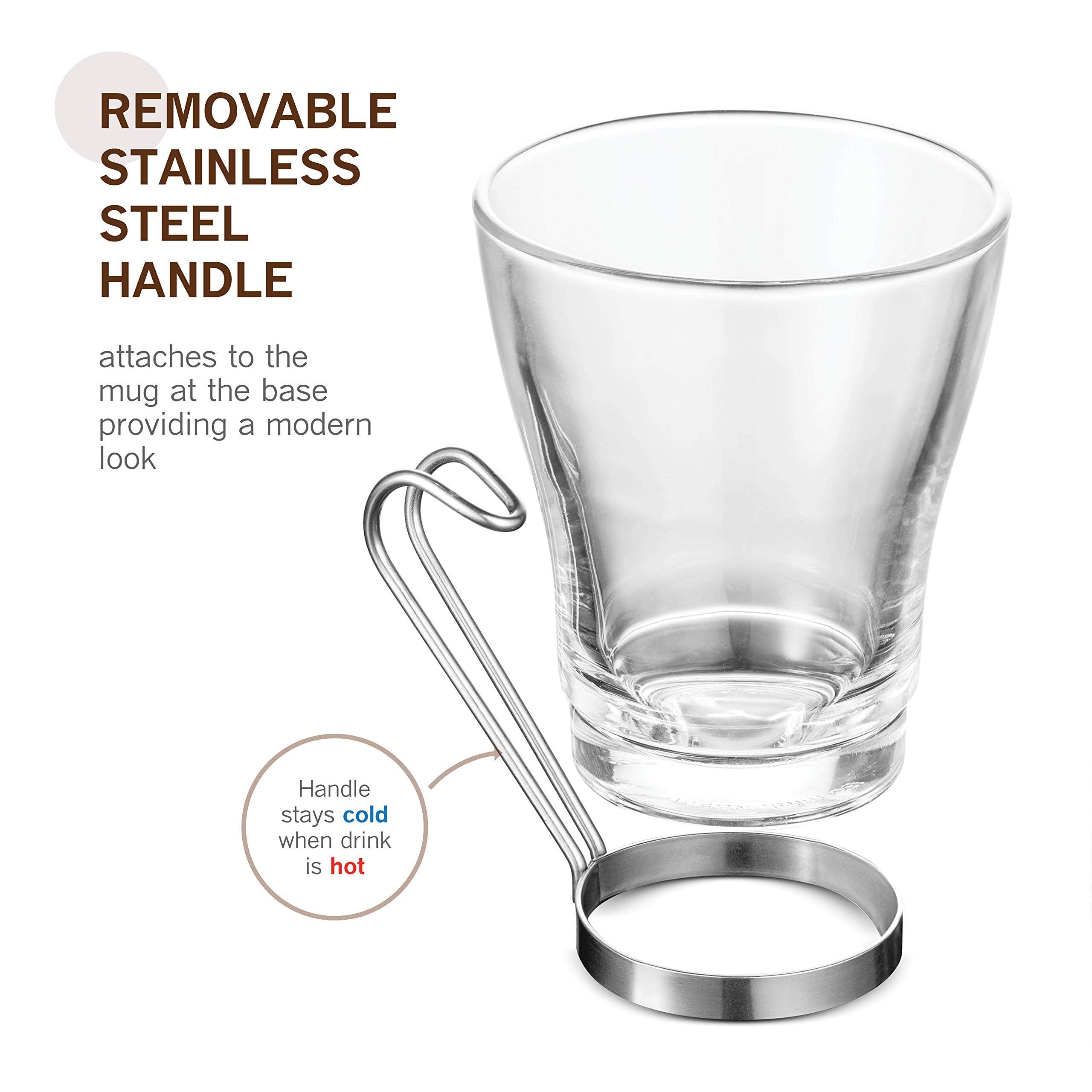 Vaso Oslo de vidrio templado, claridad cristalina para ver la bebida.