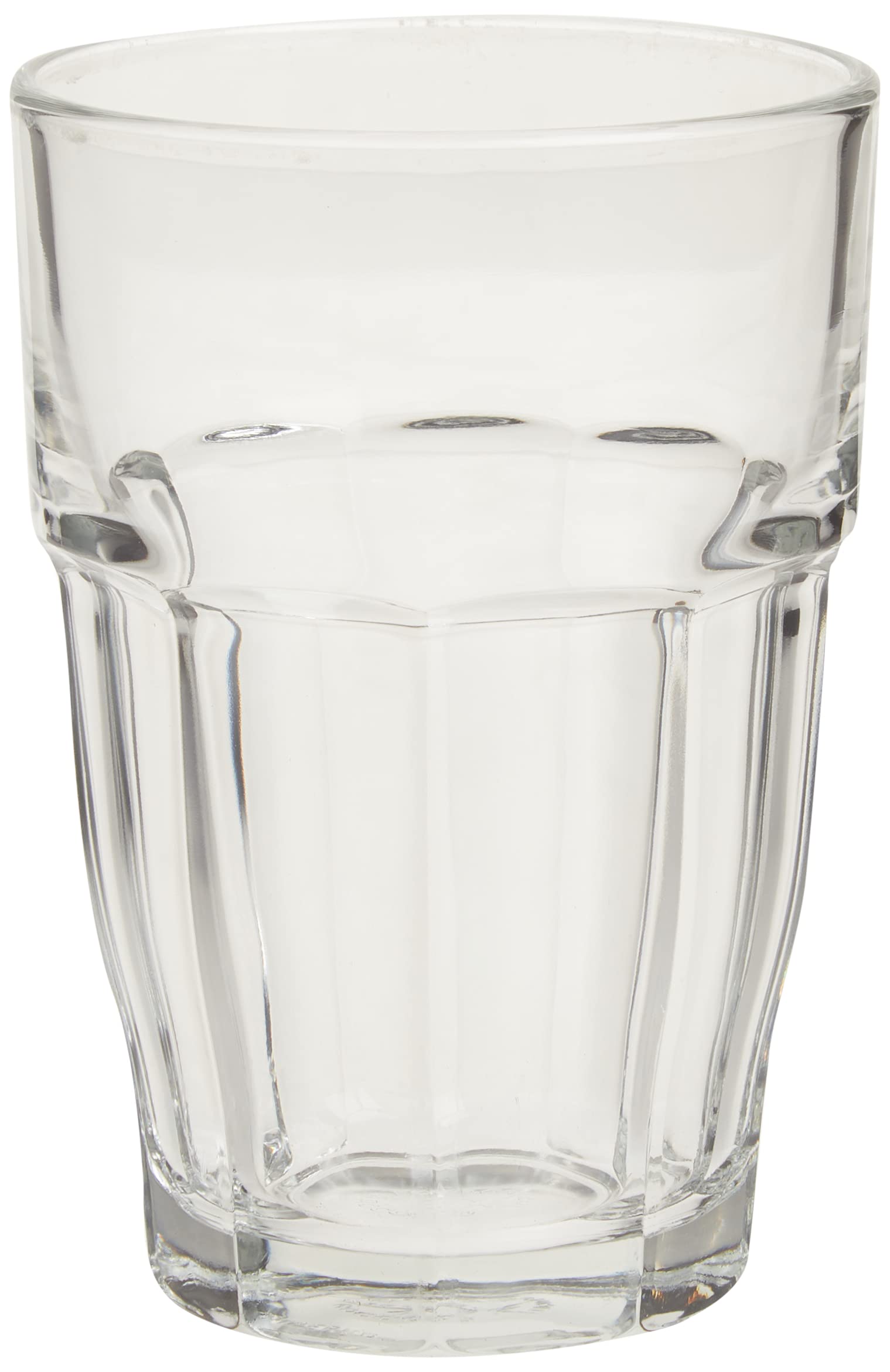 Vaso Rock Bar de Bormioli Rocco, vidrio para cocteles con hielo picado.
