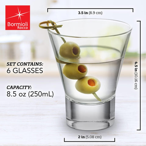 Vaso cocteles Ypsilon, ideal para aperitivos en casa o negocio.