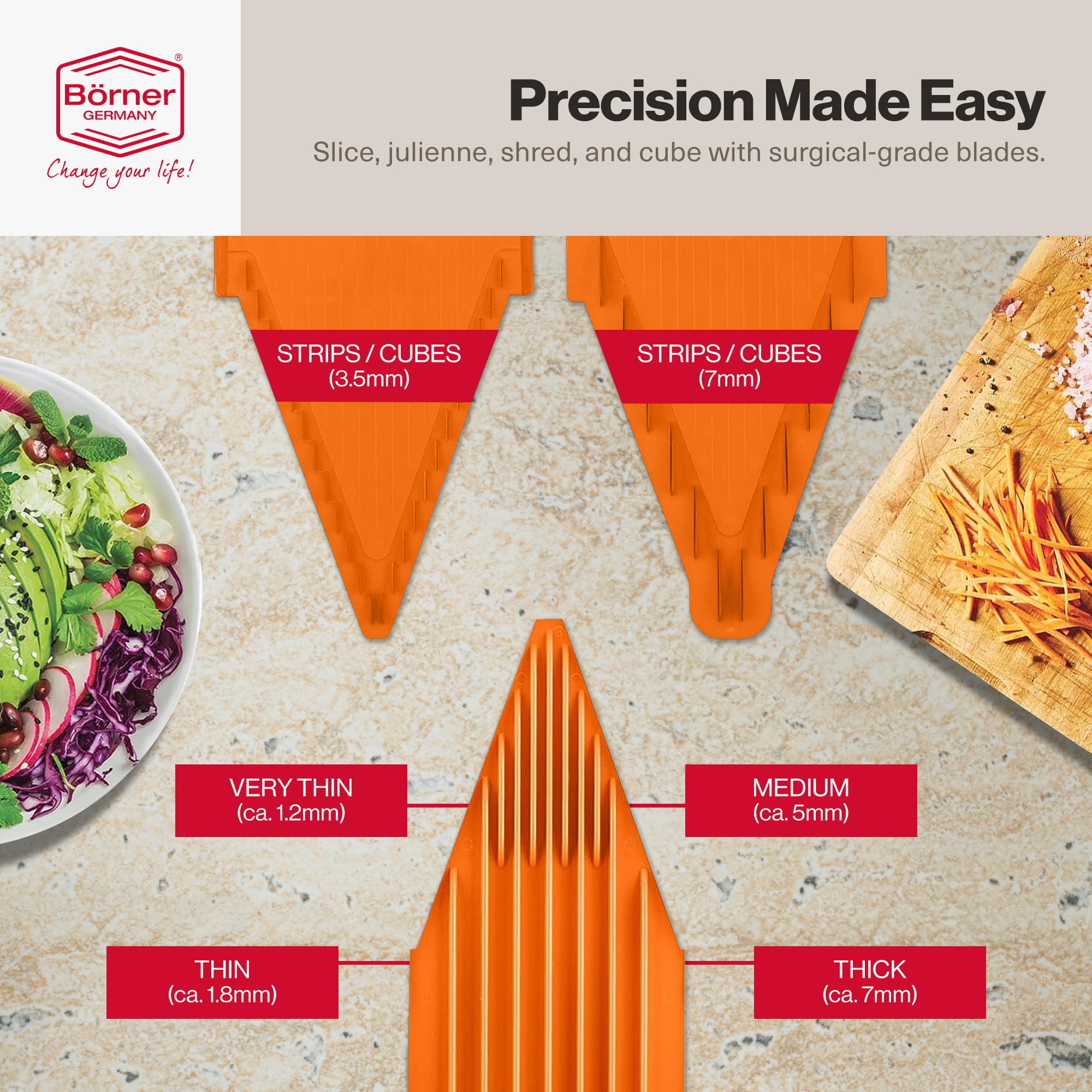 Börner V-Slicer Plus Set, sistema de seguridad para las manos
