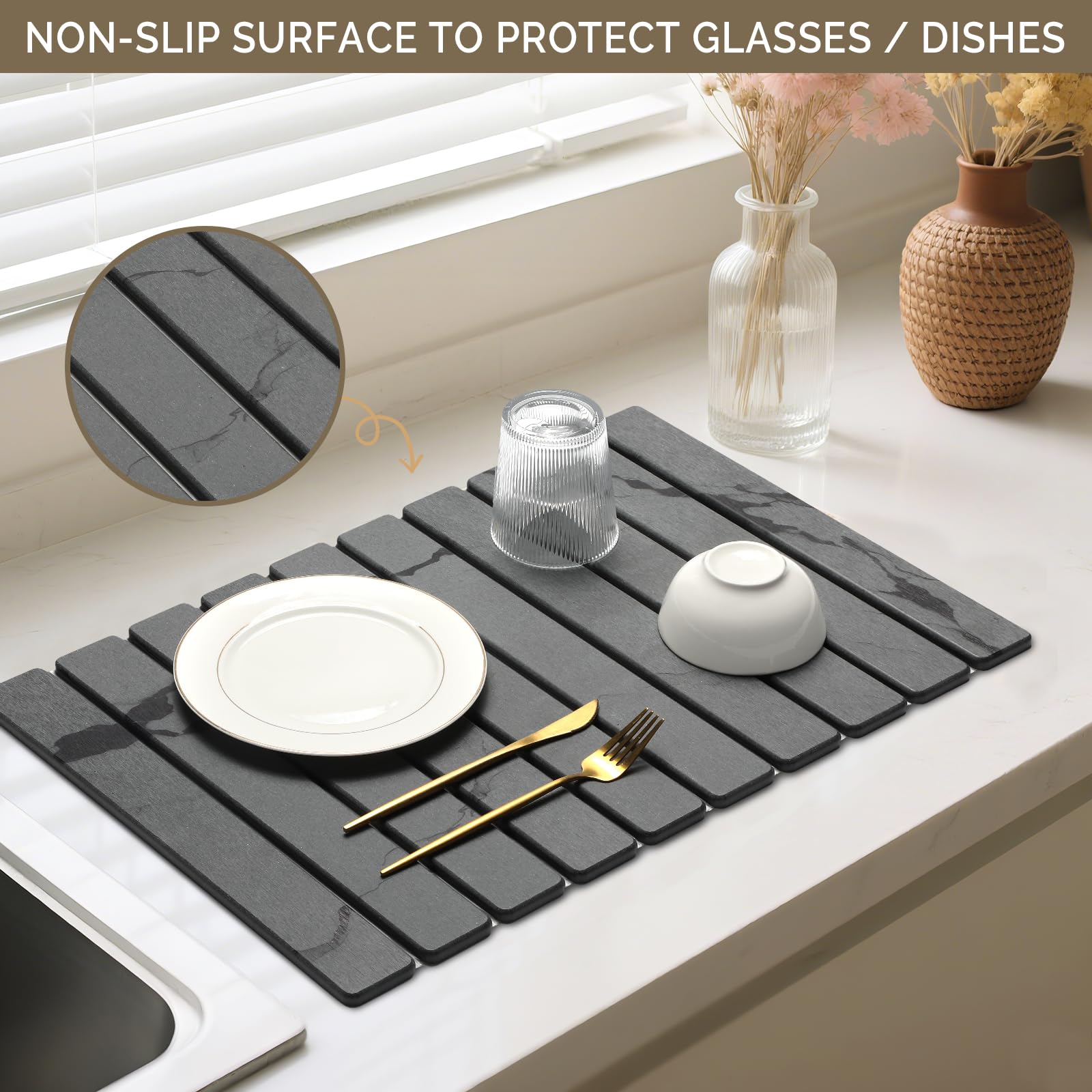 Bornerwhite diseño marmol gris blanco aporta elegancia a la cocina