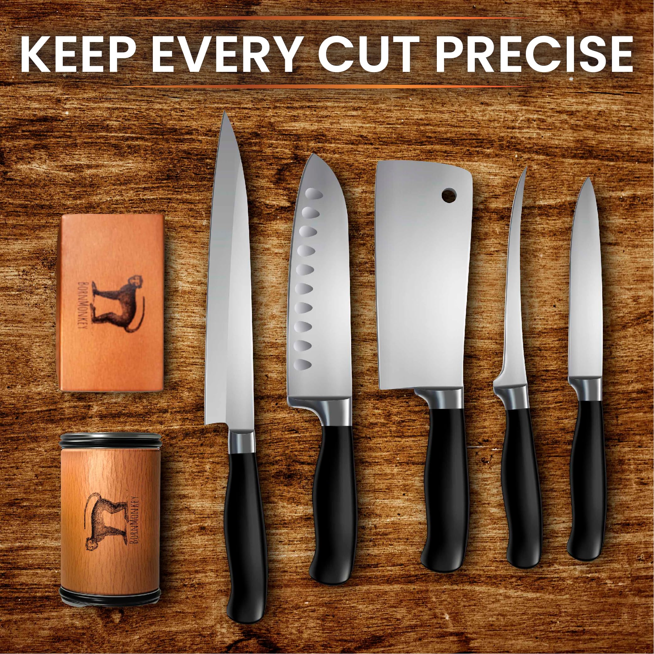 BornMonkey kit de afilado ideal para cocinas