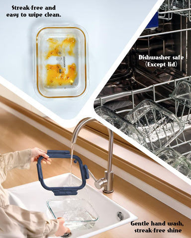 Vidrio BOROHOUSE apto para lavavajillas facilita la limpieza