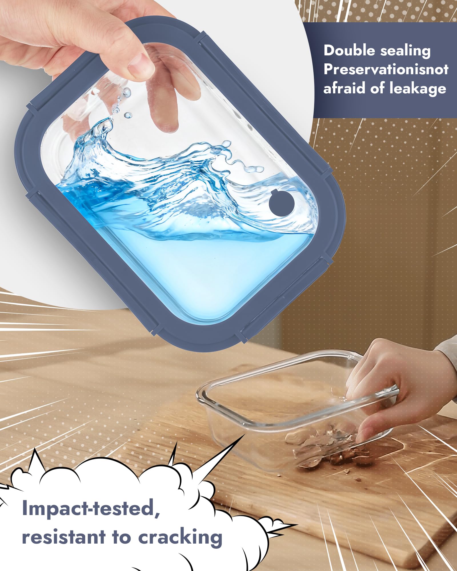 Vidrio borosilicato BOROHOUSE apto para horno y recalentado