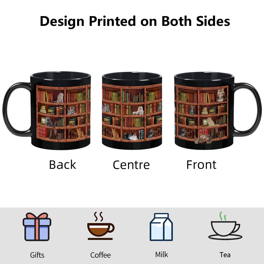 BORULEEY Taza ergonómica de 11oz, ideal para sostener cómodamente.