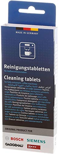 Bosch tabletas limpieza espresso mantienen conductos limpios y evitan atascos.