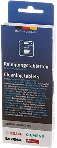 Bosch tabletas limpieza espresso mantienen conductos limpios y evitan atascos.