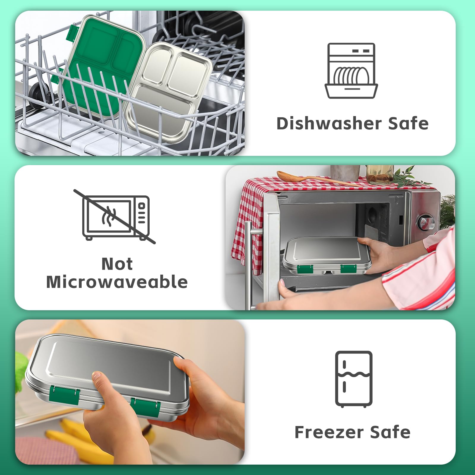 BOSEDSANG sin BPA garantiza materiales seguros para alimentación.