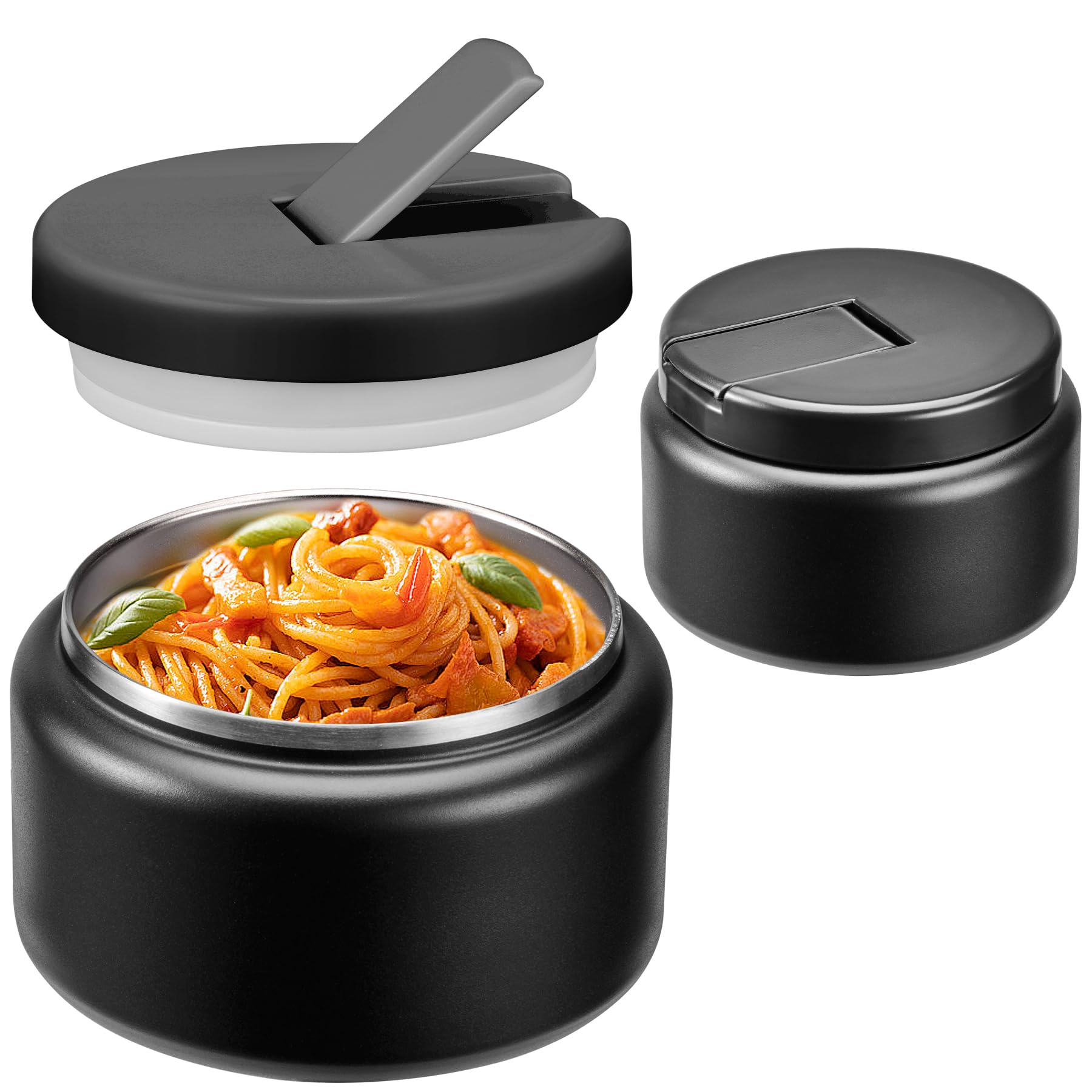 BOSEDSANG termo-sopa 13.5oz, boca ancha, fácil de rellenar y limpiar.
