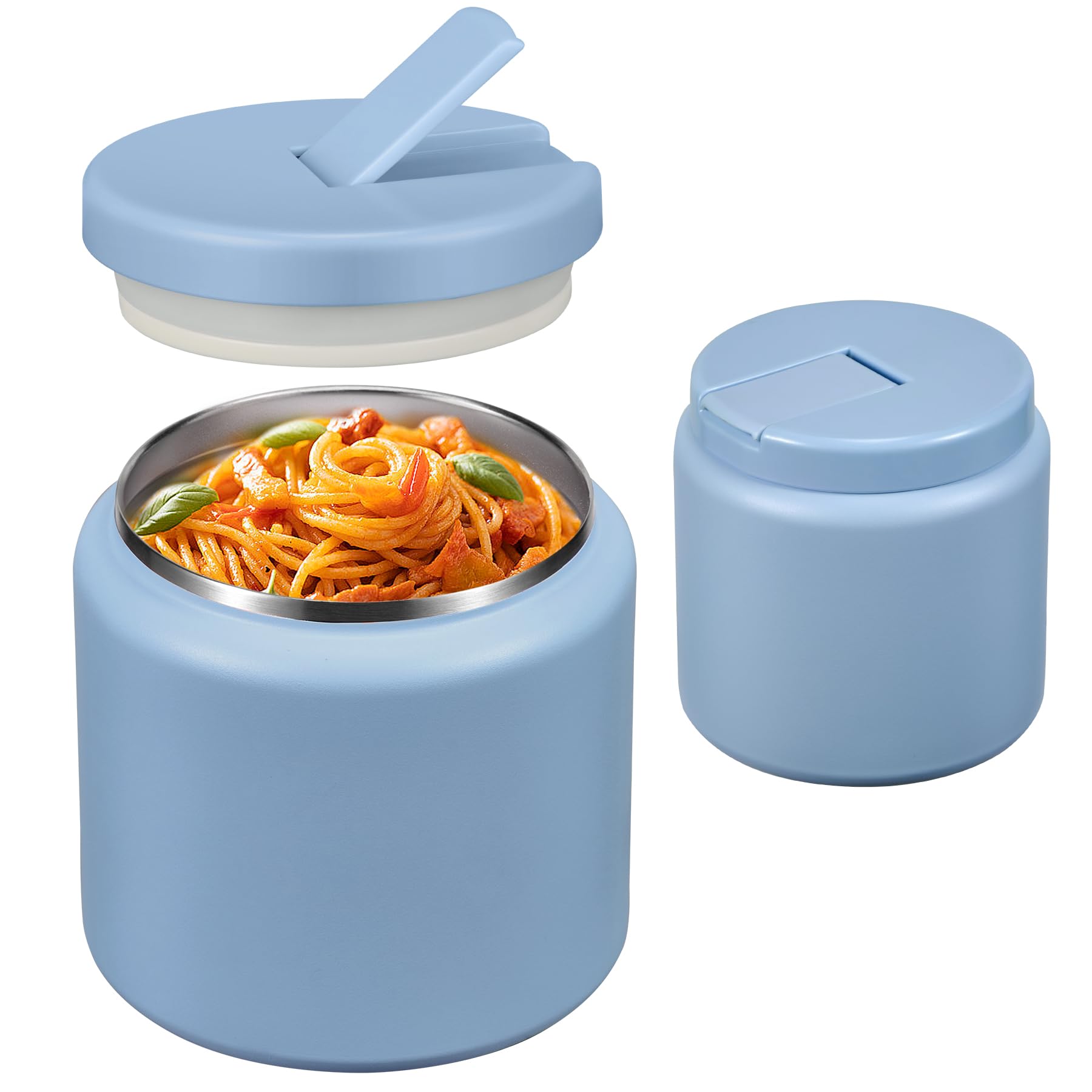 BOSEDSANG termo de sopa 26oz con tapa hebilla, ideal para llevar comida infantil.
