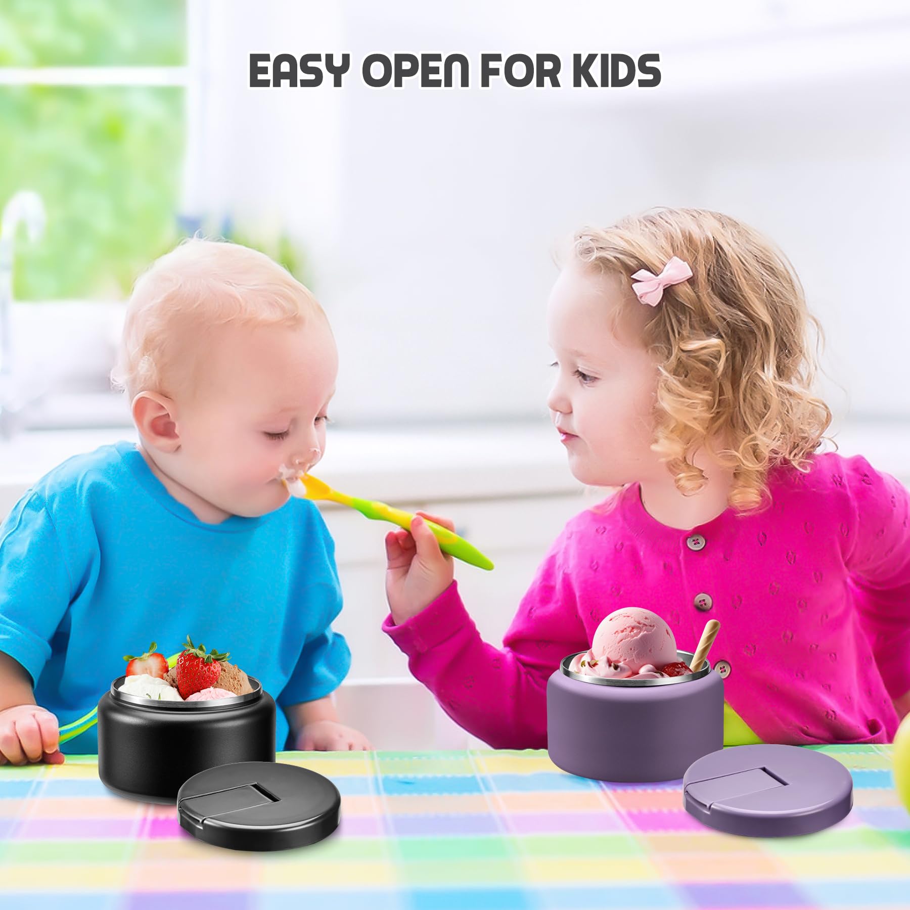 BOSEDSANG capacidad 13.5oz para porciones infantiles.