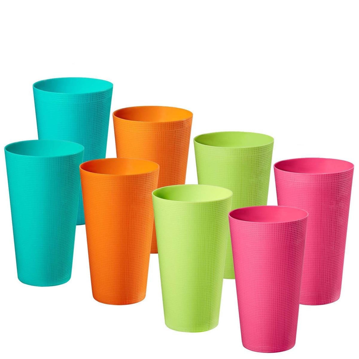 Vasos Boshangjia grandes 35 oz, set de 8, ideales para reuniones y bebidas.