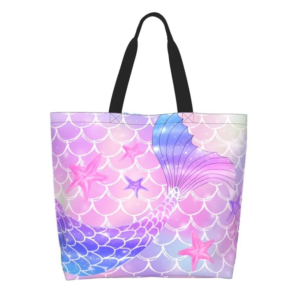 Bositigo bolsa sirena rosa frente, resistente al agua para uso diario