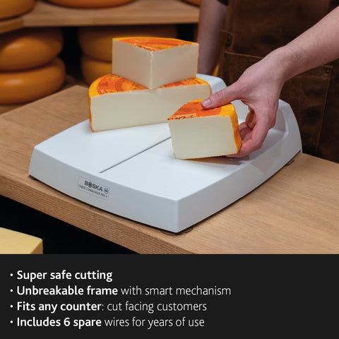 Certificación NSF en Boska Cheese Commander Pro+ para seguridad e higiene.