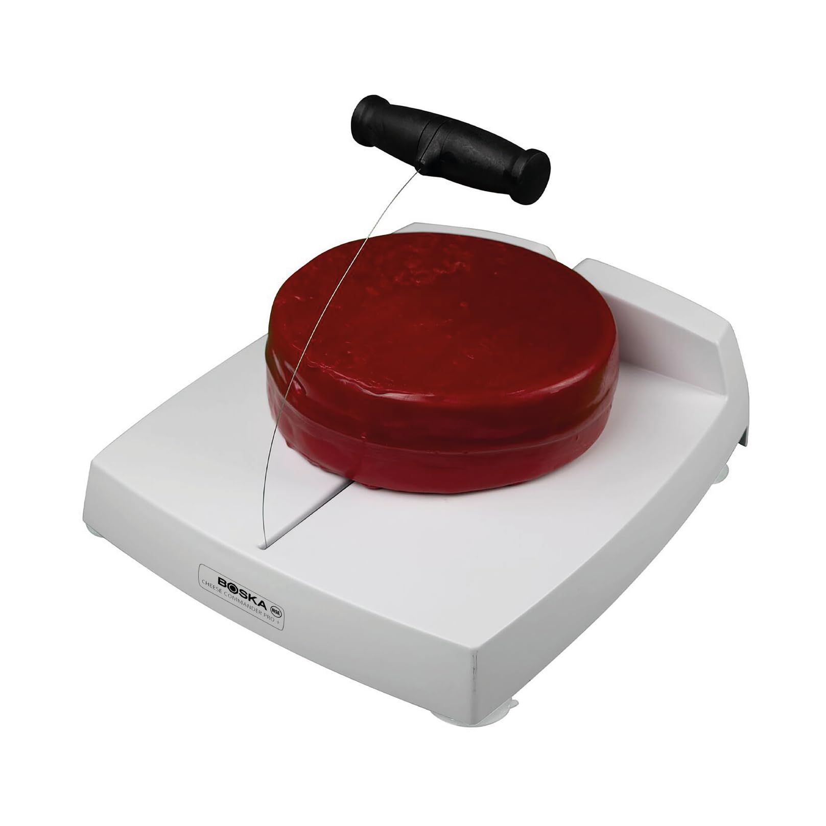 Boska Cheese Commander Pro+ corta con alambre para porciones precisas de queso.