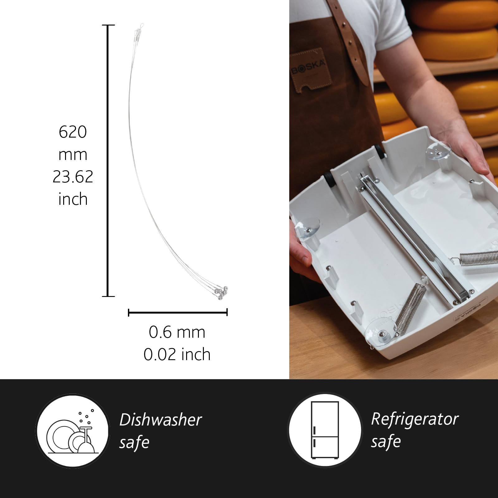 Empaque compacto para almacenar y mantener las piezas protegidas.