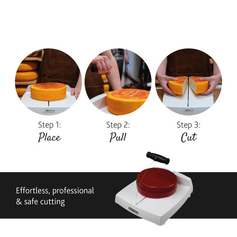 Fácil instalación y uso directo en la cocina para recetas de queso.