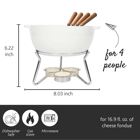 Boska fondue ceramico pan para cocinar en horno o estufa