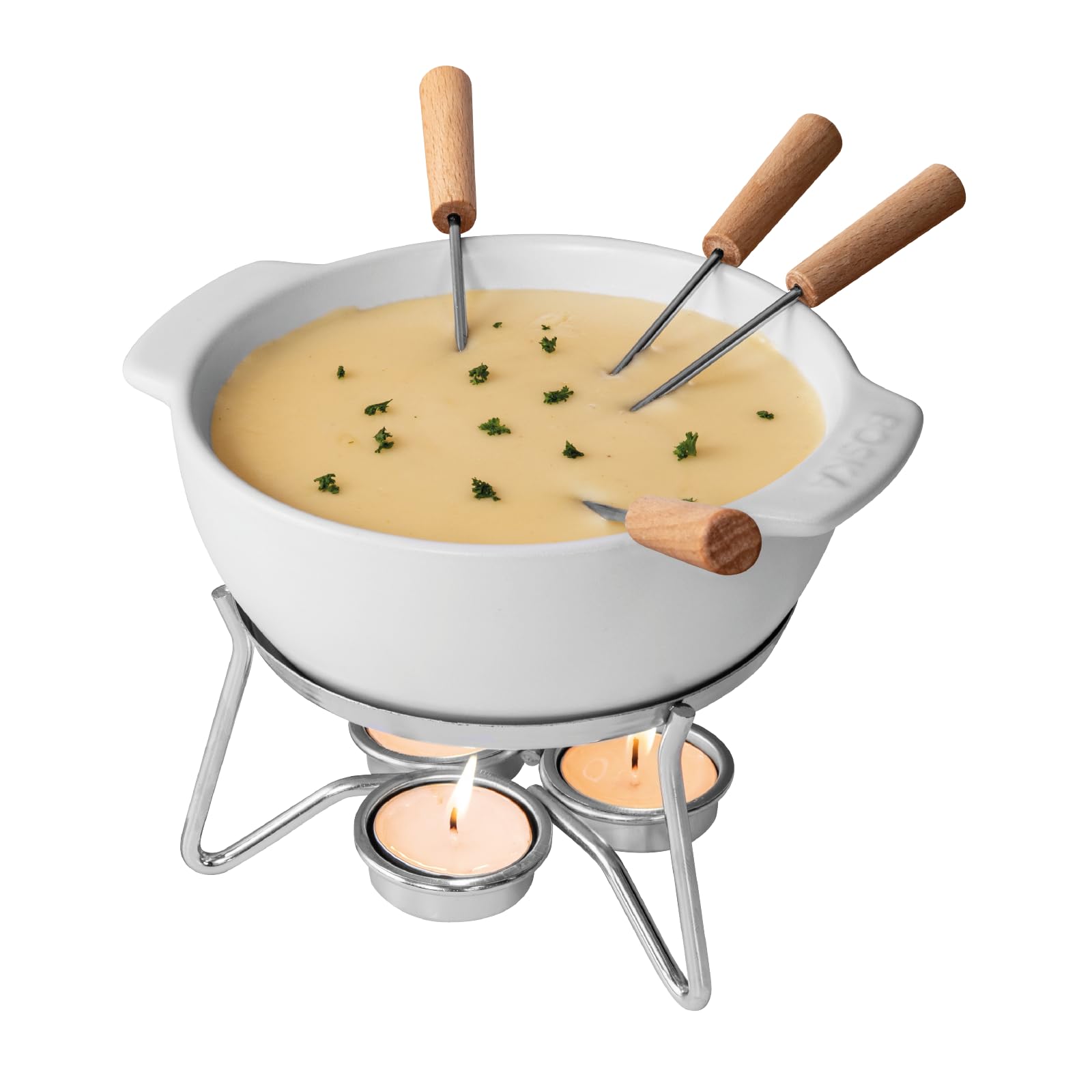 Boska fondue queso pan ceramico para fondue en casa