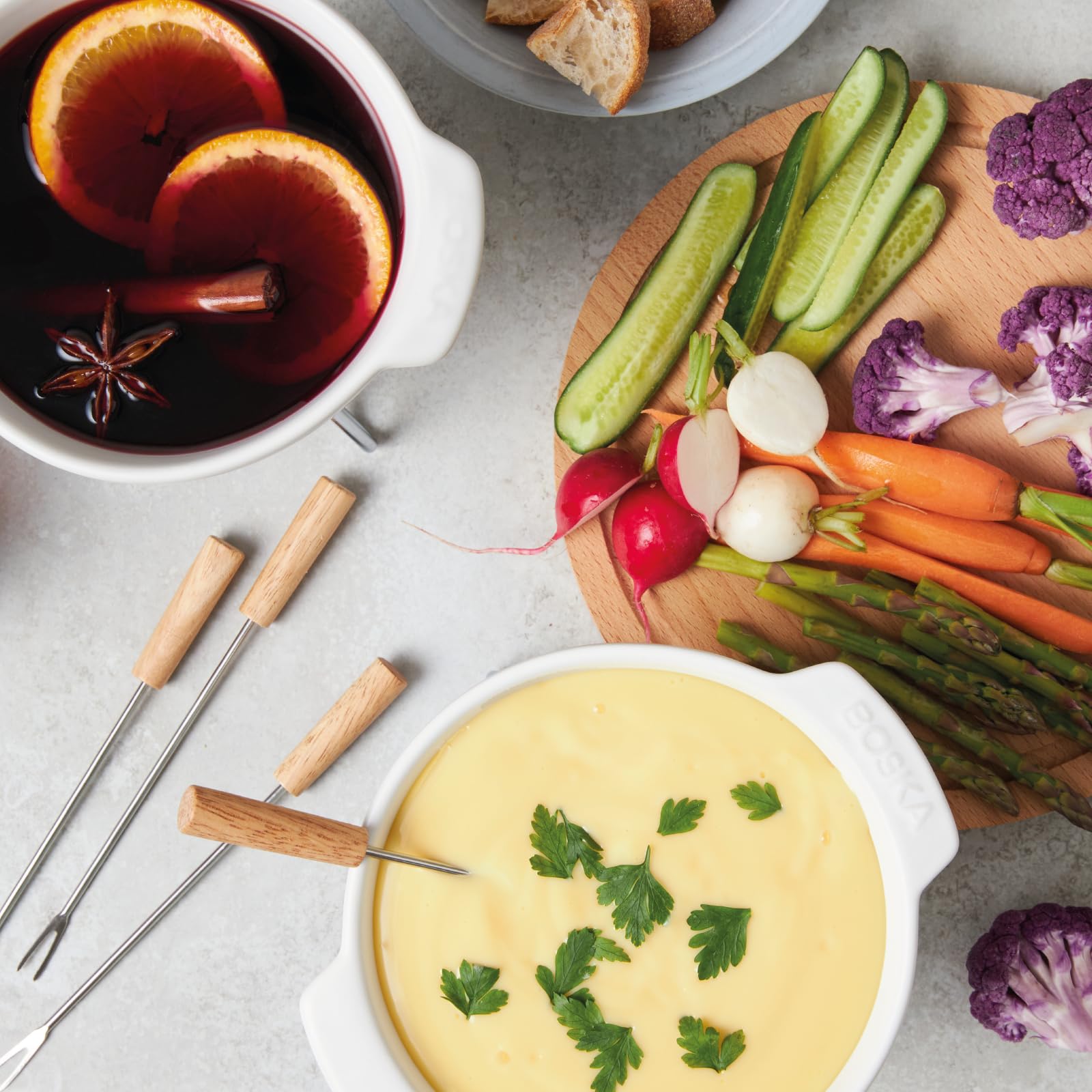 Boska fondue velas para mantener el calor de forma segura