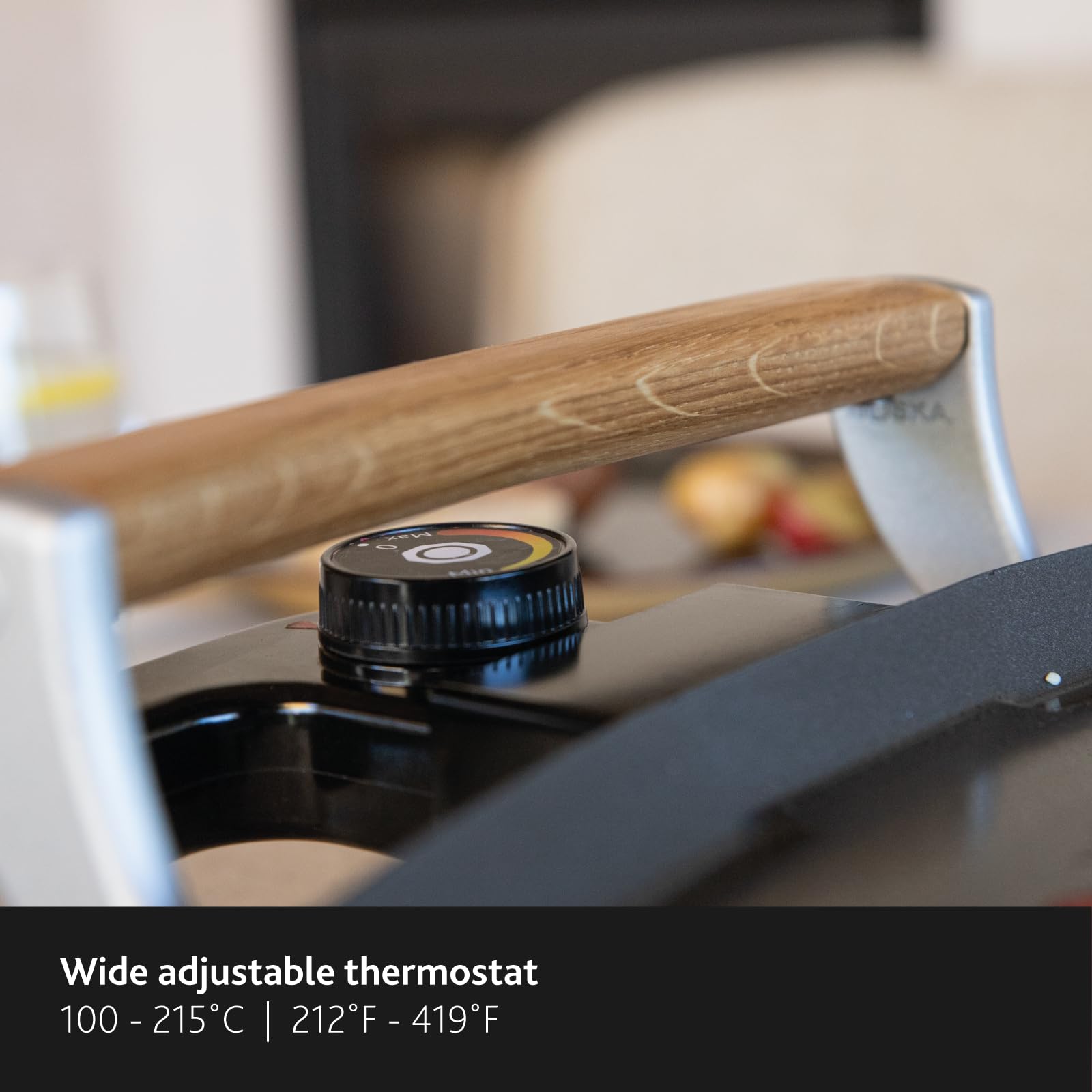 Boska Grilla Eléctrica Pro base de aluminio para calentamiento uniforme