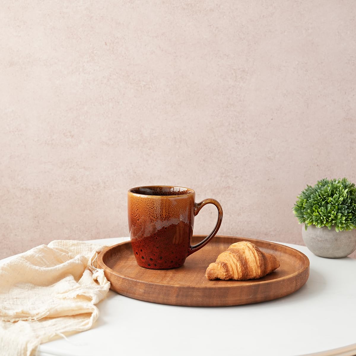 Taza Bosmarlin apta para lavavajillas, fácil de limpiar.
