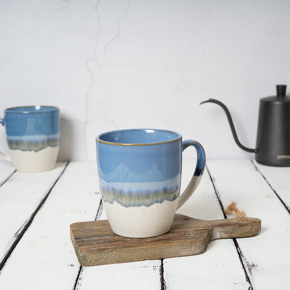 Tazas Bosmarlin aptas para microondas para recalentar bebidas.