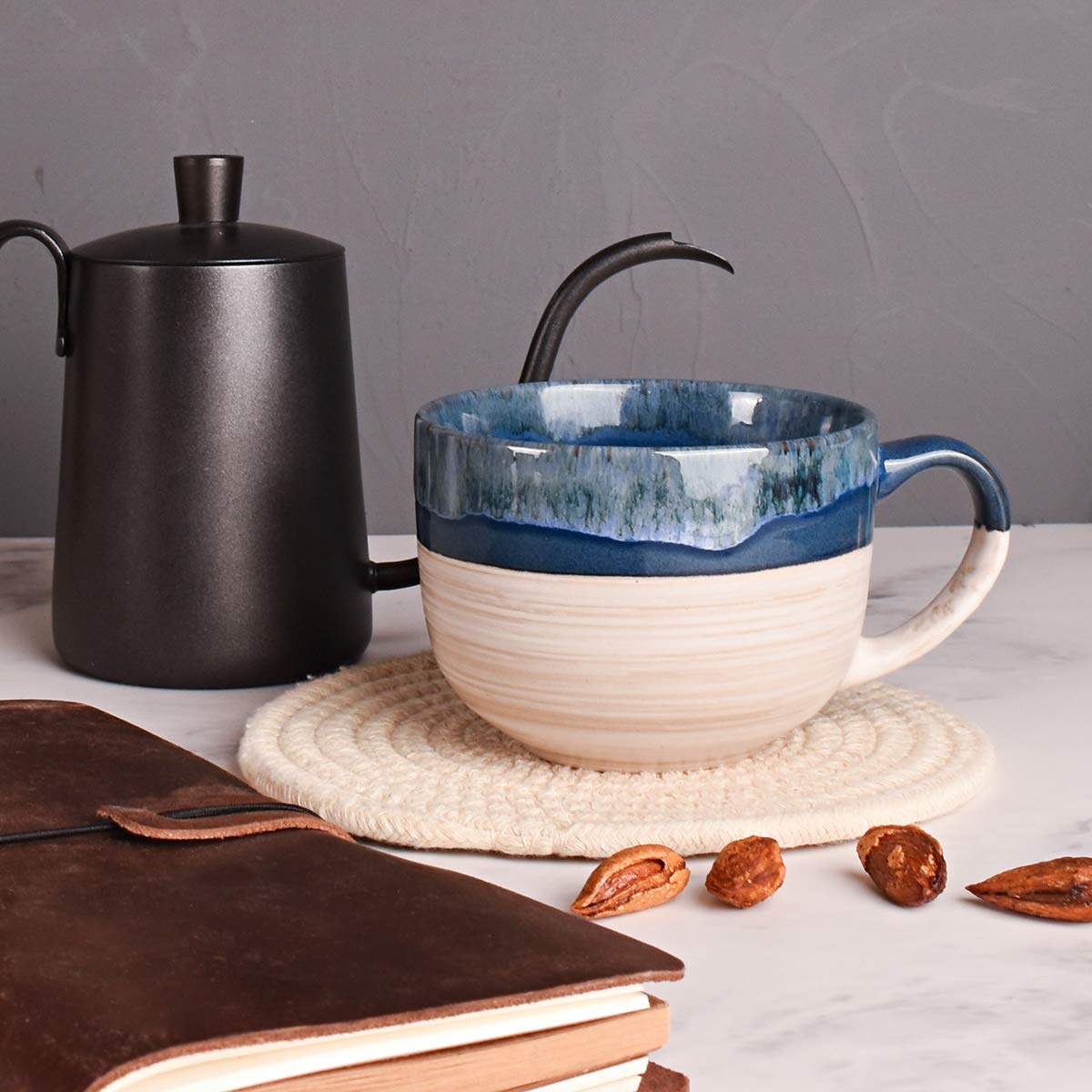 Bosmarlin diseño clásico y sencillo en azul Prusia para regalar.