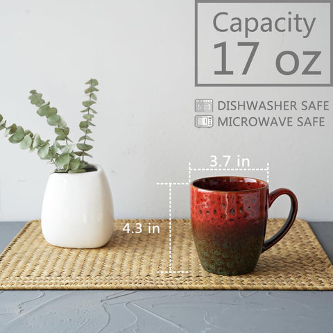 Primer plano del asa grande de la taza Bosmarlin para un agarre cómodo.