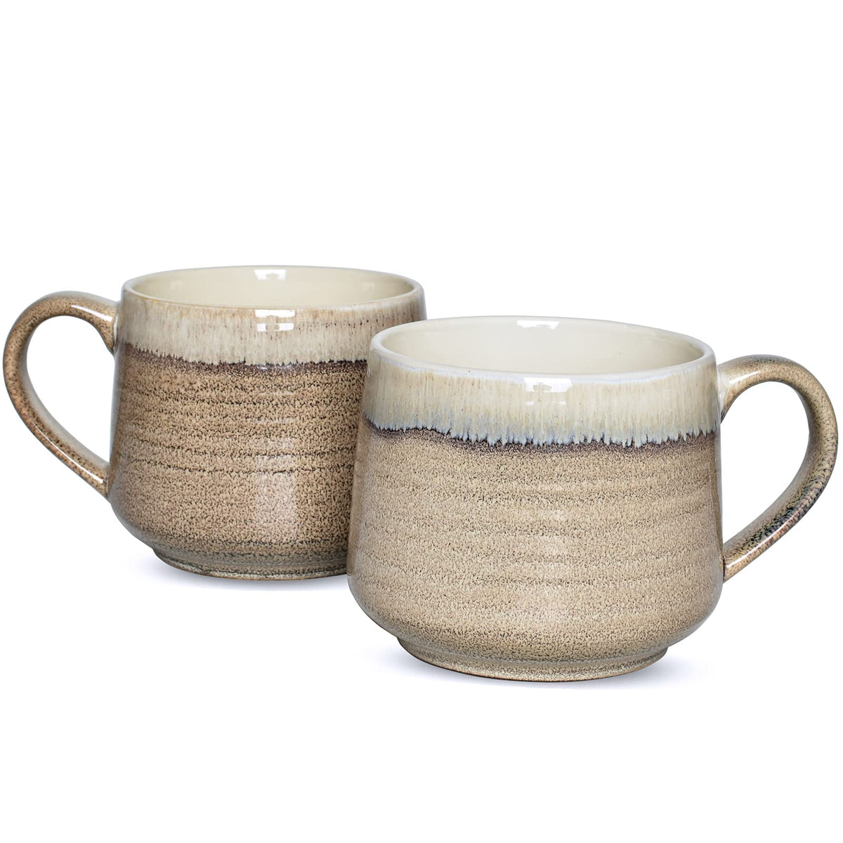 Taza Bosmarlin de cerámica grande 18 oz para café de oficina.