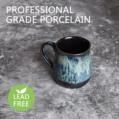 Bosmarlin taza cerámica 21 onzas, apta lavavajillas para limpieza cómoda.