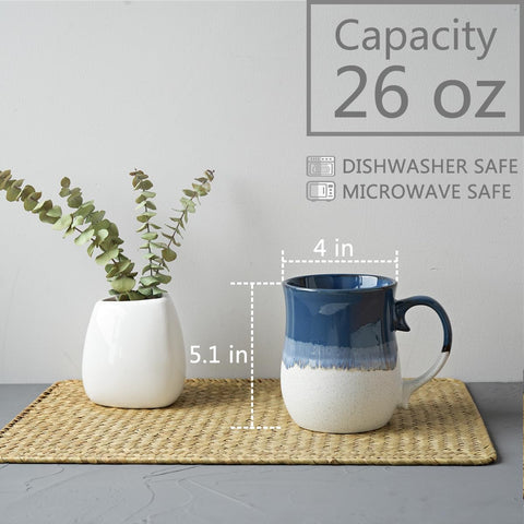 Bosmarlin taza cerámica apta para microondas y lavavajillas facilita limpieza