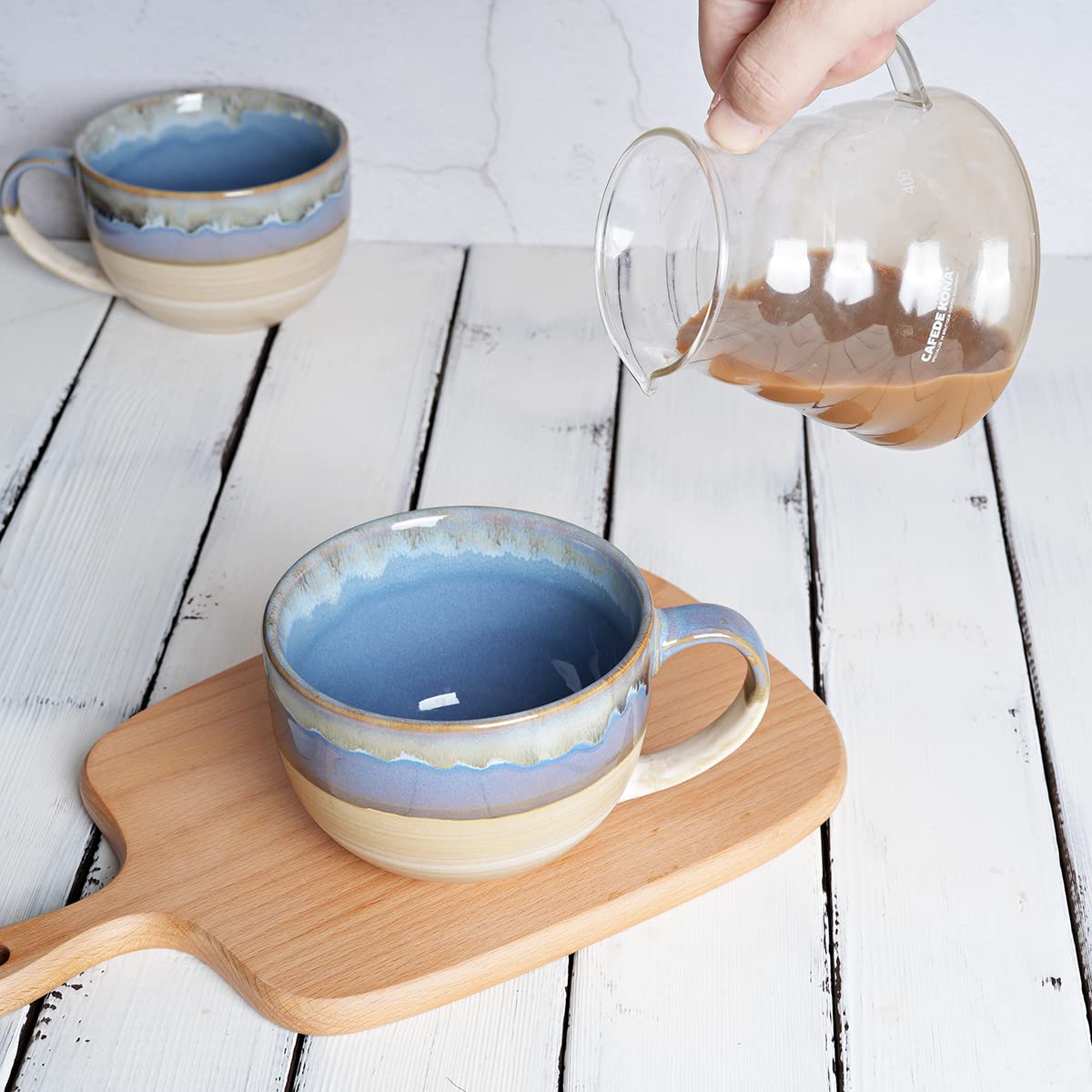 Bosmarlin: taza apta para microondas para calentar bebidas rápidamente.