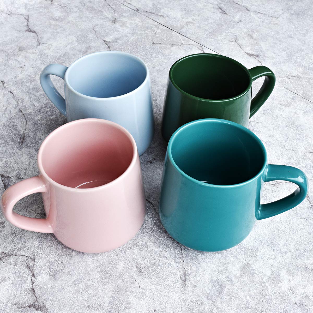 Bosmarlin Aquamarine: taza versátil para té o café, uso diario.