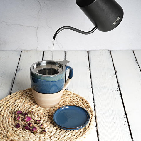 Bosmarlin tono azul profundo, color llamativo y elegante para la mesa