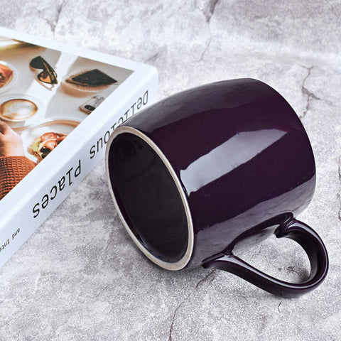 Detalle mango ergonómico Bosmarlin morado facilita sostener