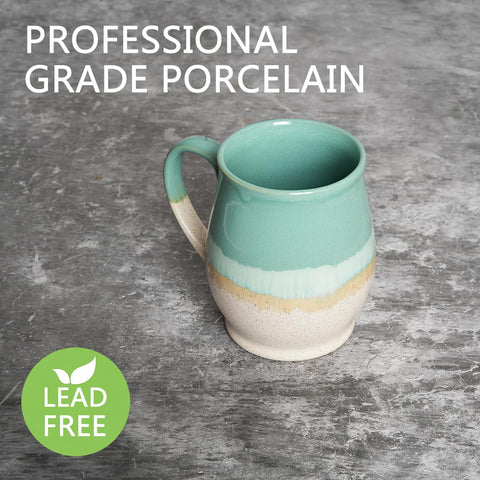 Bosmarlin taza de oficina en verde, ideal para mañanas productivas