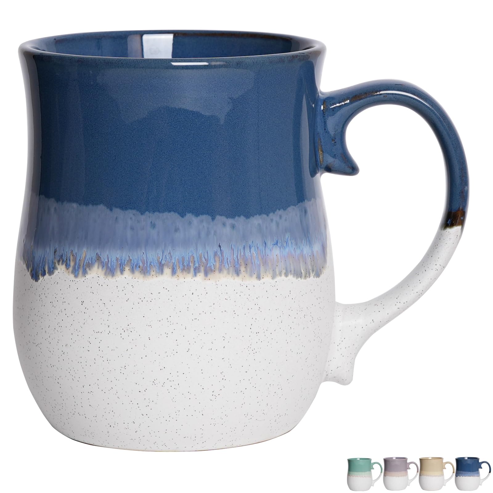 Bosmarlin taza cerámica extra grande 26 oz para café diario