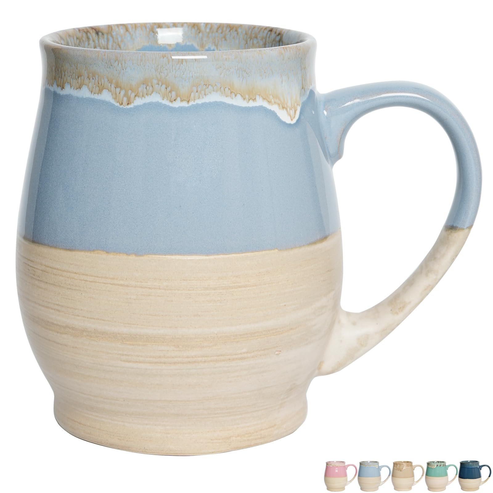 Taza Bosmarlin de cerámica grande 25 oz para café diario
