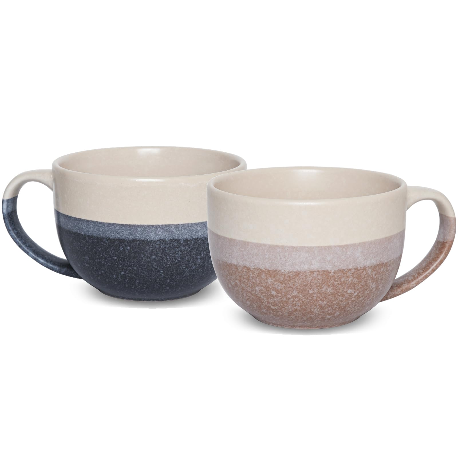 Taza Bosmarlin 23 oz, conjunto de 2 para café abundante.